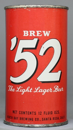 Brew 52 Beer Flat Top Can
