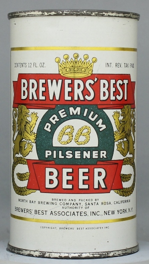 Brewers' Best Bb Pilsner Beer Flat Top Can
