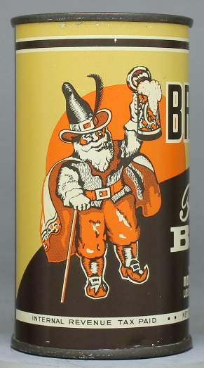 Brownie Pilsner Beer Flat Top Can