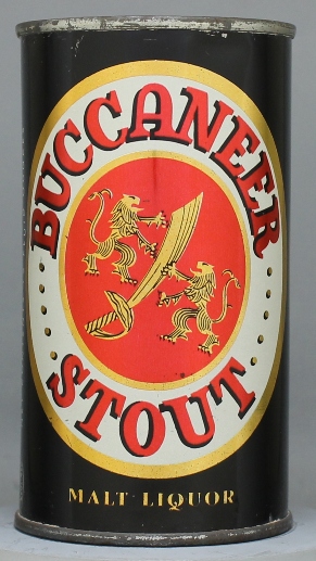 Buccaneer Stout Malt Liquor Flat Top Can