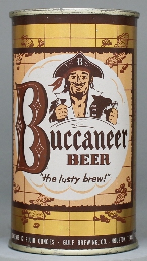 Buccaneer Beer Flat Top Can