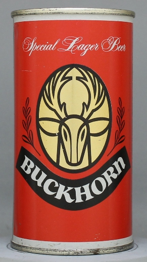 Buckhorn Special Lager Beer Flat Top Can