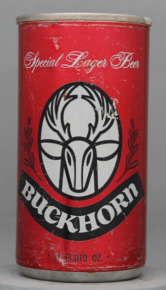 Buckhorn Special Lager Beer Flat Top Can