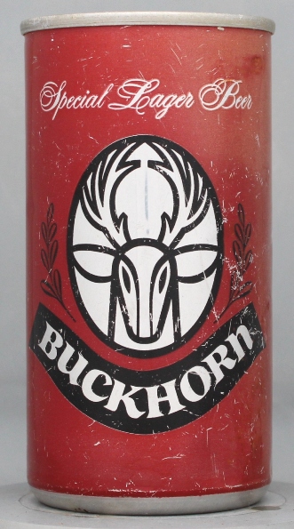 Buckhorn Special Lager Beer Flat Top Can