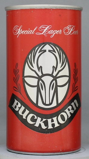 Buckhorn Special Lager Beer Flat Top Can