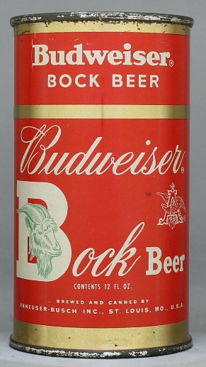 Budweiser Bock Flat Top Can