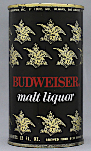 Budweiser Malt Liquor Flat Top Can