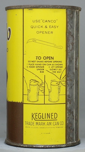 Buffalo Brand Beer Flat Top Can