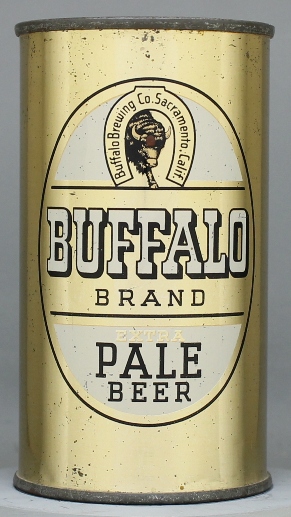 Buffalo Brand Beer Flat Top Can