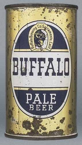 Buffalo Brand Beer Flat Top Can