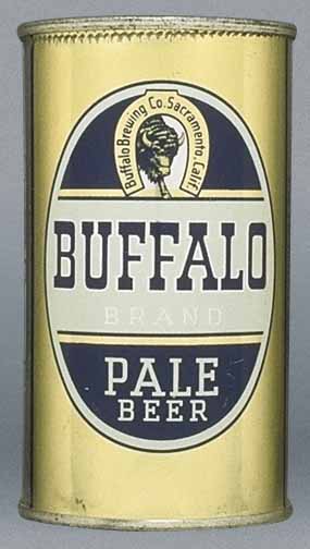 Buffalo Brand Beer Flat Top Can