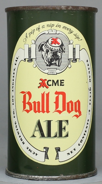 Bull Dog Ale Flat Top Can