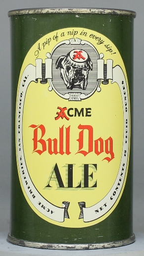 Bull Dog Ale Flat Top Can