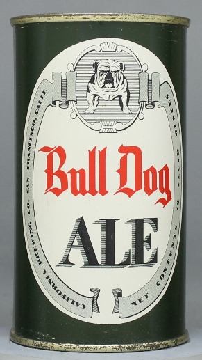 Bull Dog Ale Flat Top Can