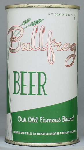 Bullfrog Beer Flat Top Can