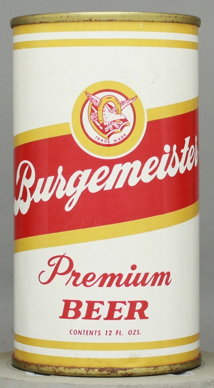 Burgemeister Premium Beer Flat Top Can