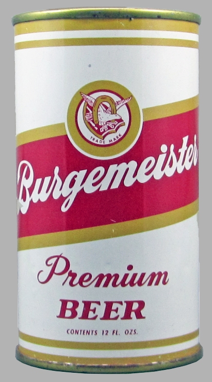 Burgemeister Premium Beer Flat Top Can