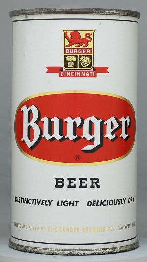 Burger Beer Flat Top Can