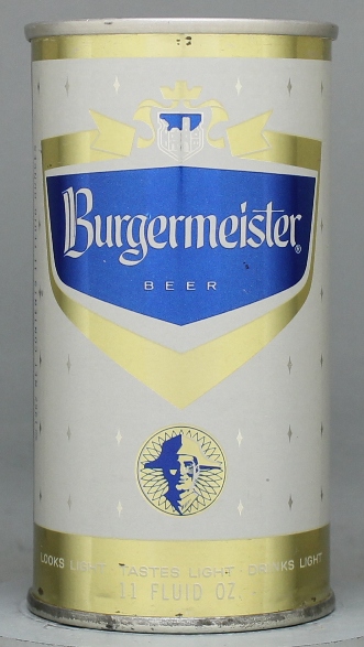 Burgermeister Beer Flat Top Can