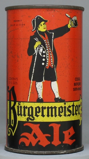 Burgermeister Ale Flat Top Can