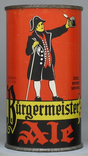 Burgermeister Ale Flat Top Can