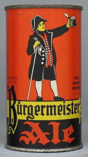 Burgermeister Ale Flat Top Can