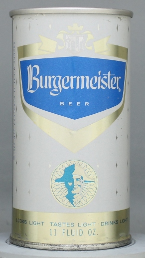 Burgermeister Beer Flat Top Can