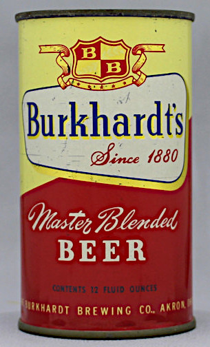 Burkhardt's Master Blend Beer Flat Top Can