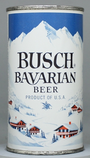 Busch Bavarian Beer Flat Top Can