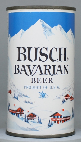 Busch Bavarian Beer Flat Top Can