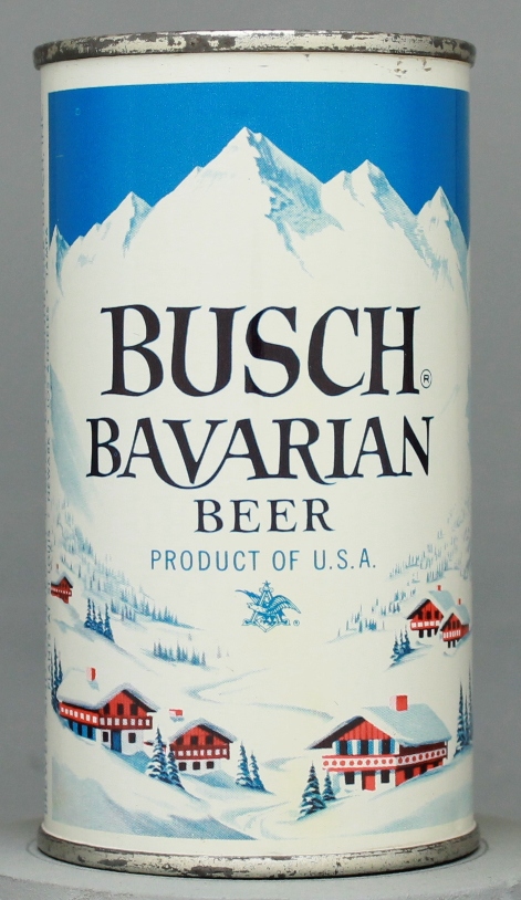 Busch Bavarian Beer Flat Top Can