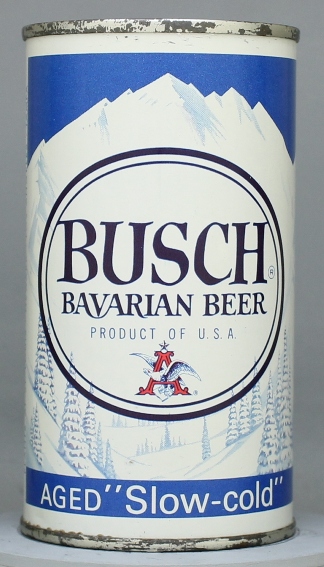 Busch Bavarian Beer Flat Top Can