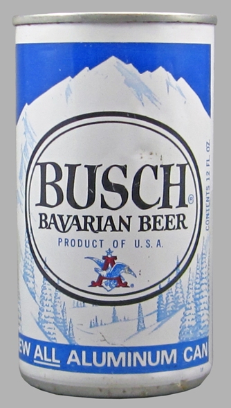 Busch Bavarian Beer Flat Top Can