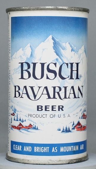Busch Bavarian Beer Flat Top Can