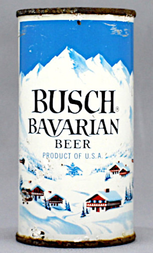 Busch Bavarian Beer Flat Top Can