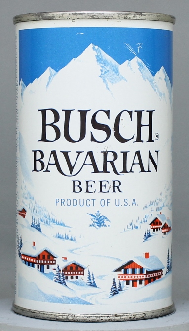 Busch Bavarian Beer Flat Top Can