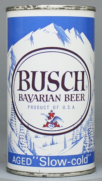 Busch Bavarian Beer Flat Top Can