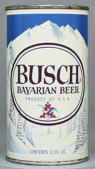 Busch Bavarian Beer Flat Top Can