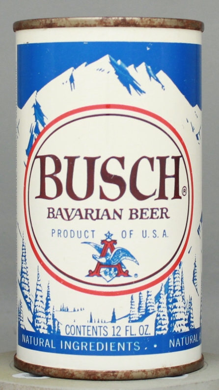 Busch Bavarian Beer Flat Top Can