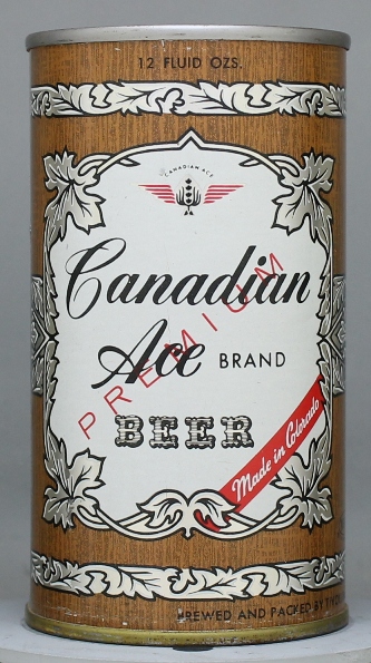 Canadian Ace Premium Beer Flat Top Can