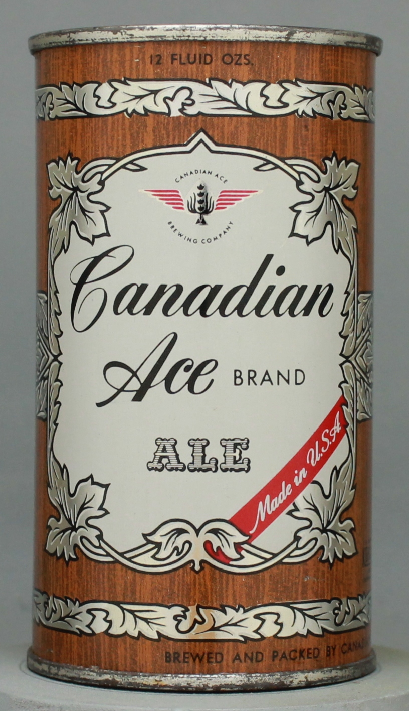 Canadian Ace Brand Ale Flat Top Can