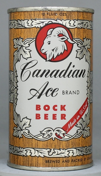 Canadian Ace Bock Flat Top Can