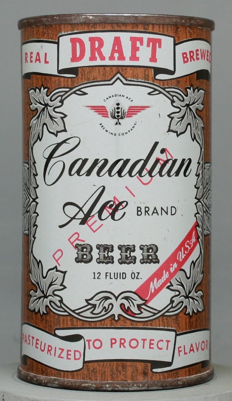 Canadian Ace Premium Draft Flat Top Can