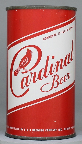 Cardinal Beer Flat Top Can
