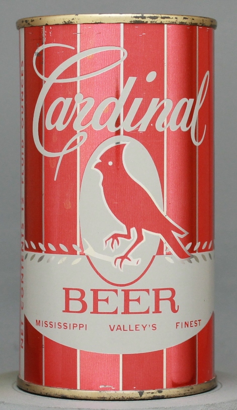 Cardinal Beer Flat Top Can
