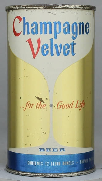 Champagne Velvet Beer Flat Top Can