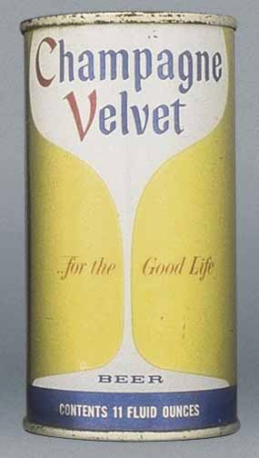 Champagne Velvet Beer Flat Top Can