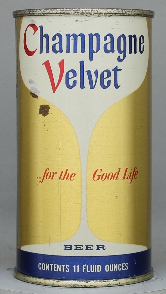 Champagne Velvet Beer Flat Top Can