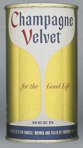 Champagne Velvet Beer Flat Top Can