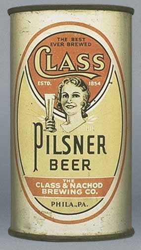 Class Pilsner Beer Flat Top Can
